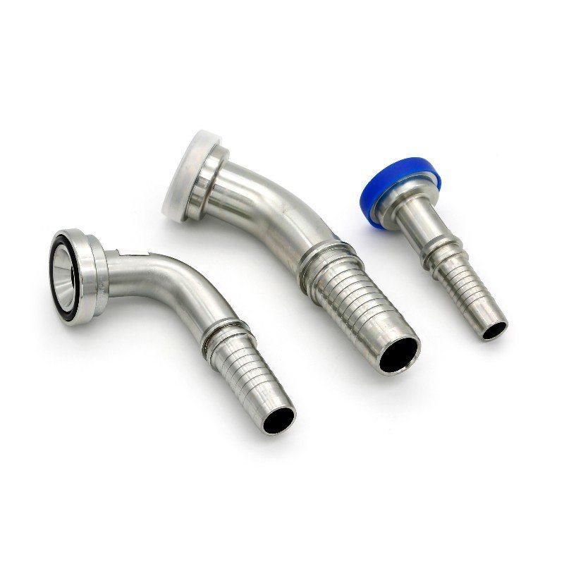 Carbon Steel Hydraulic Hose Ferrule / Hydraulic Ferrule Hose Fitting
