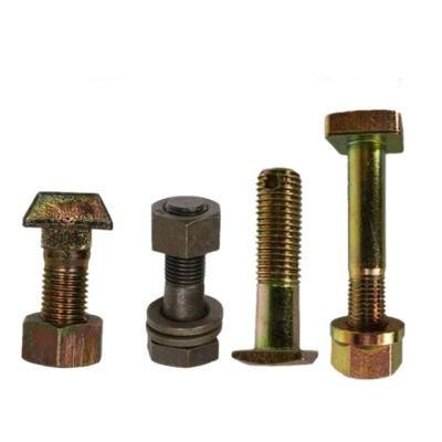 Excavator Track Shoe Pad Bolt and Nut