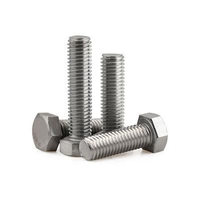 High Quality 321 Stainless Steel Hex Screws Hexagon Head Bolts DIN 933