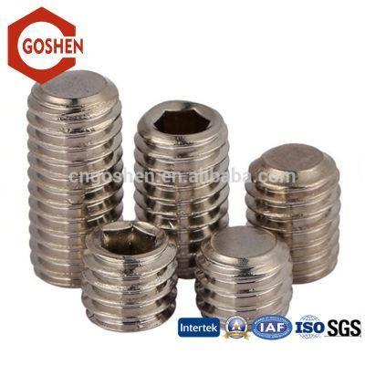 M5 Stainless Steel 304 Hexagon Socket Set Screws with Flat Point A2