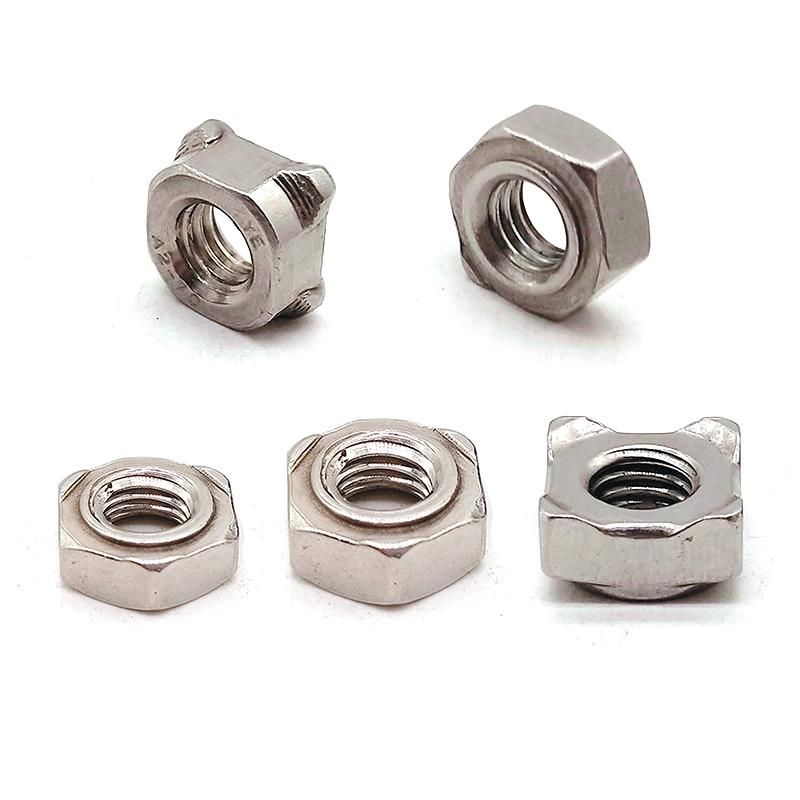 DIN928 DIN929 Stainless Steel/Carbon Steel Four/Hex Welding Nuts