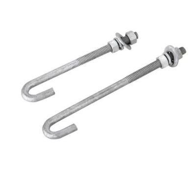 Galvanized Black Plain L-Bolt, J-Bolt and Anchor Bolt