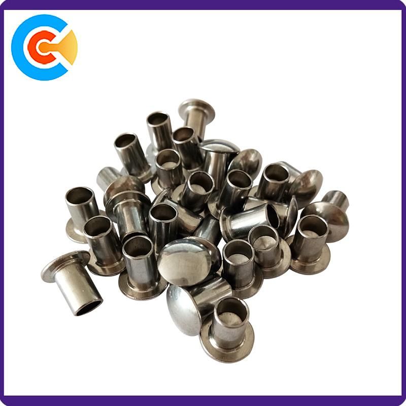 Assembly Blind Nail Polishing Steel Semi Tubular Rivets