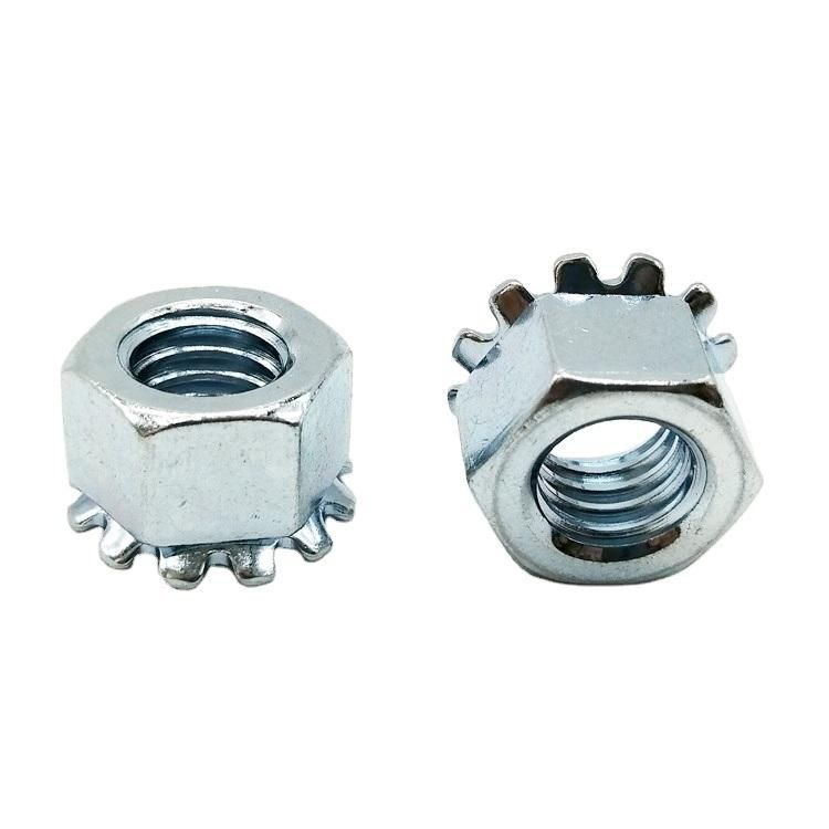 Galvanized K-Lock Nuts with External Washer