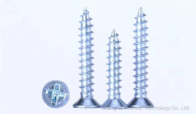 Cross Recess Countersunk General Purpose Wood Screws