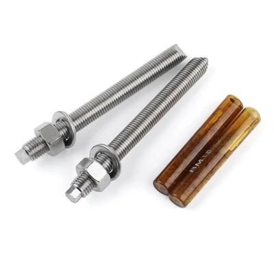 China Wholesale Fastener Hardware Heavy Duty Chemical Anchor 4.8 Bolt