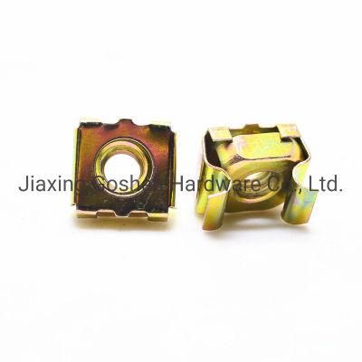 Yellow Zinc Plated Carbon Steel Grade 4 M8 Cage Nuts