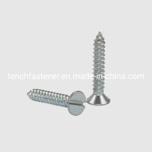 ISO1482/DIN7972 Slotted Countersunk (Flat) Head Tapping Screws (Stainless Steel)