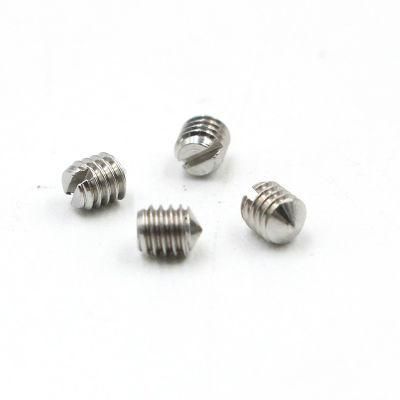 Carbon Steel Slotted Set Screws with Flat Point DIN 551