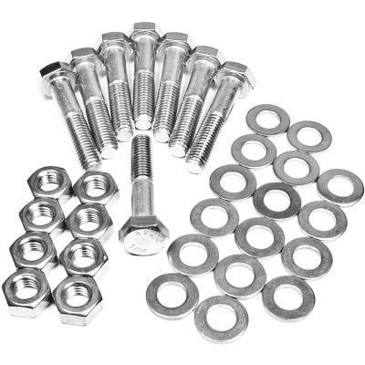 Hex Head Bolt with Nut Stainless Steel A2, A4 Material