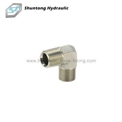 Hydraulic Hose Nipple Elbow 90&deg; Bsp Male 60&deg; Seat, Hose Adapter, Hose Fitting