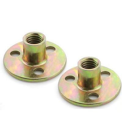 Carbon Steel Yellow Zinc Plated Iron Plate T Nut