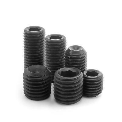Hardware Carbon Steel Black M8 Hex Socket Set Screw