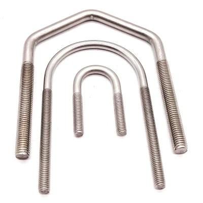 China Manufacturer M10 M12 M16 Carbon Stainless Steel HDG Square U Type Bolt Clamp
