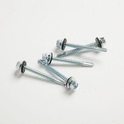 DIN7504K Hex Head Self Drilling Screws with EPDM Washer