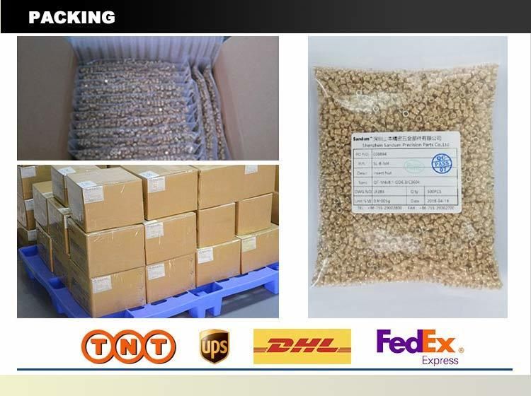 Press-in Threaded Inserts Expandable, for Wood and Laminated Materials