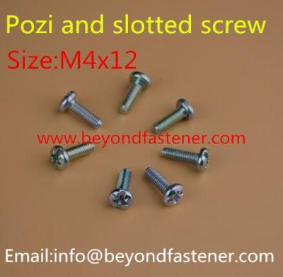 Pozi Screw Slot Bolts Fastener