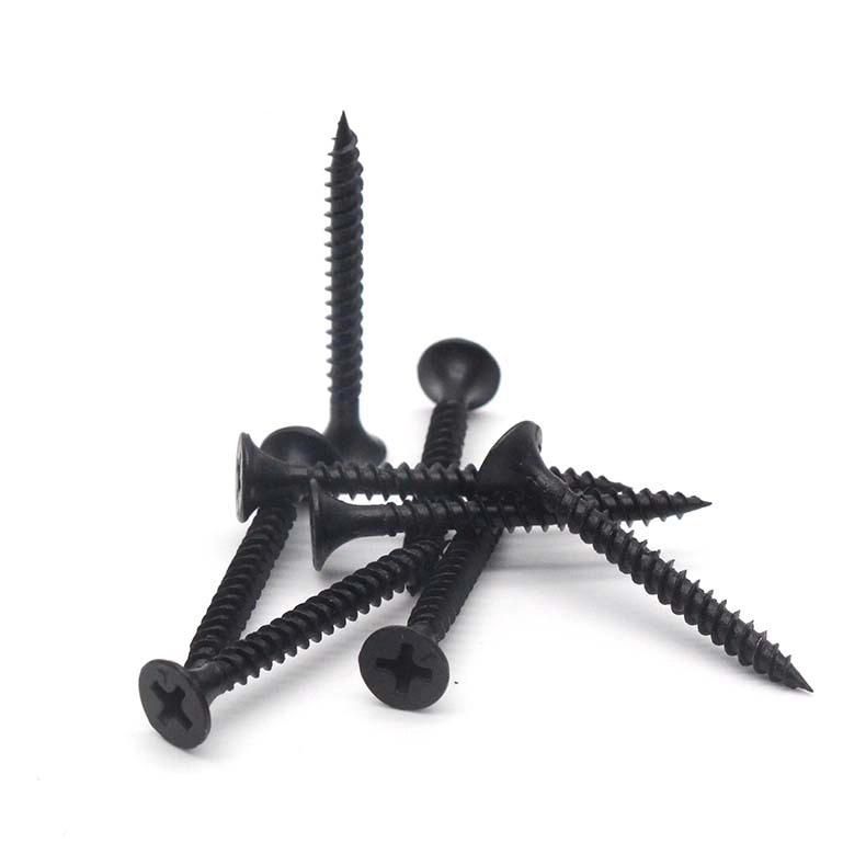 Black Phosphate Phillips Flat Head Drywall Screw