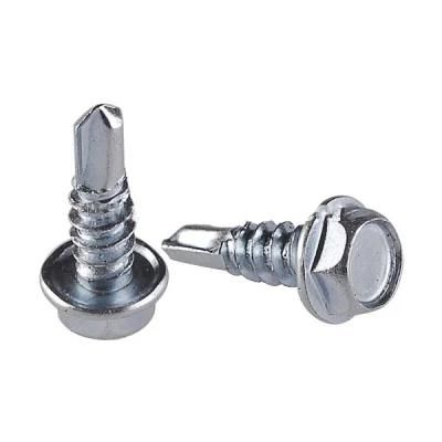 DIN7504 Hex Washer Head Self Drilling Screws, Hex Head Self Drilling Screws