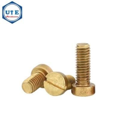 H62 Brass /Copper/Bronze Machine Screw with Cheese Head Slotted Drives
