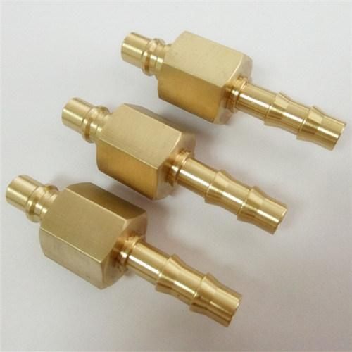 Nitto Standard Brass Male Nipple with Hose Barb