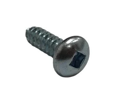 Square Hole Drive Pan Head Self Tapping Screws. Carbon Steel. Zinc Plated. Galvanized.