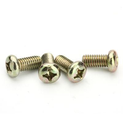 Carbon Steel Color Zinc Plating Pan Head Phillips Machine Screw