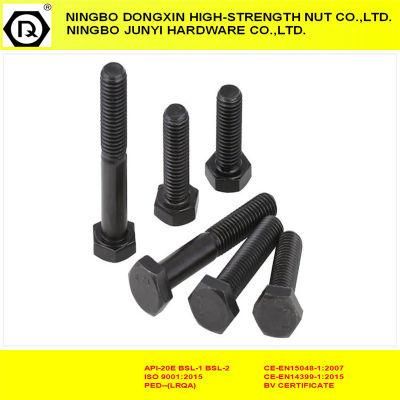 10.9 Black DIN933 Full Thread Hex Bolts