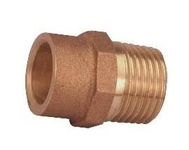 Male Connector Bronze Pipe Fitting Threaded