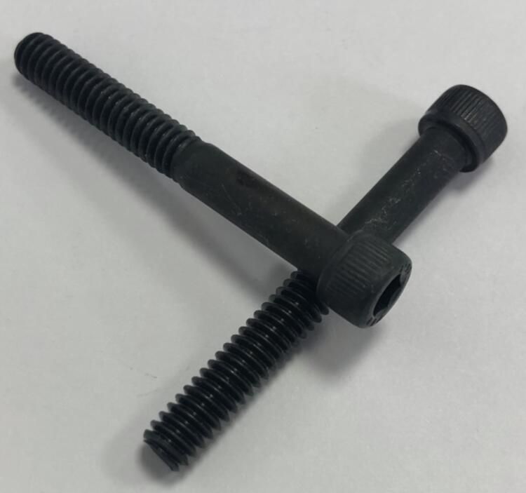 High Strength Alloy Steel Black Hex Allen Key Knurled Bolt