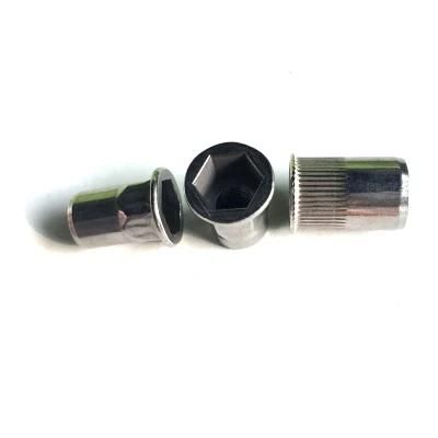 Carbon Steel Color Zinc Plated Flat Head Rivet Nuts, M4, M6, M8
