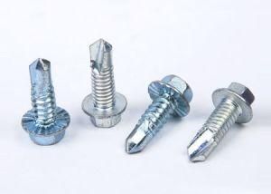 Hex Head Screw Self Tapping Self Drill Screw Zine Plate Building Material