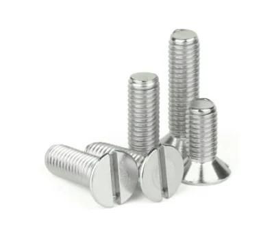 Slotted Head Stainless Steel Machine Screws