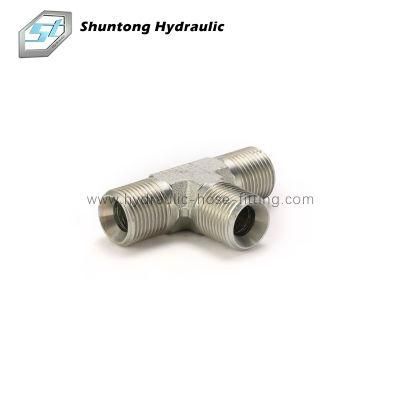 Hydraulic Tee, Bsp Male 60&deg; Seat Tee, Hose Adapter, Hose Fitting