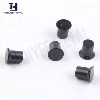 Flush-Mount Soild Rivet with Black Zinc Plating