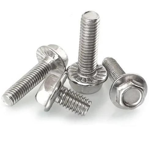 Fastener Stainless Steel M4 M6 M8 M10 M12 DIN 6921 Class 4.8.8.8 10.9 12.9 Hex Flange Bolt