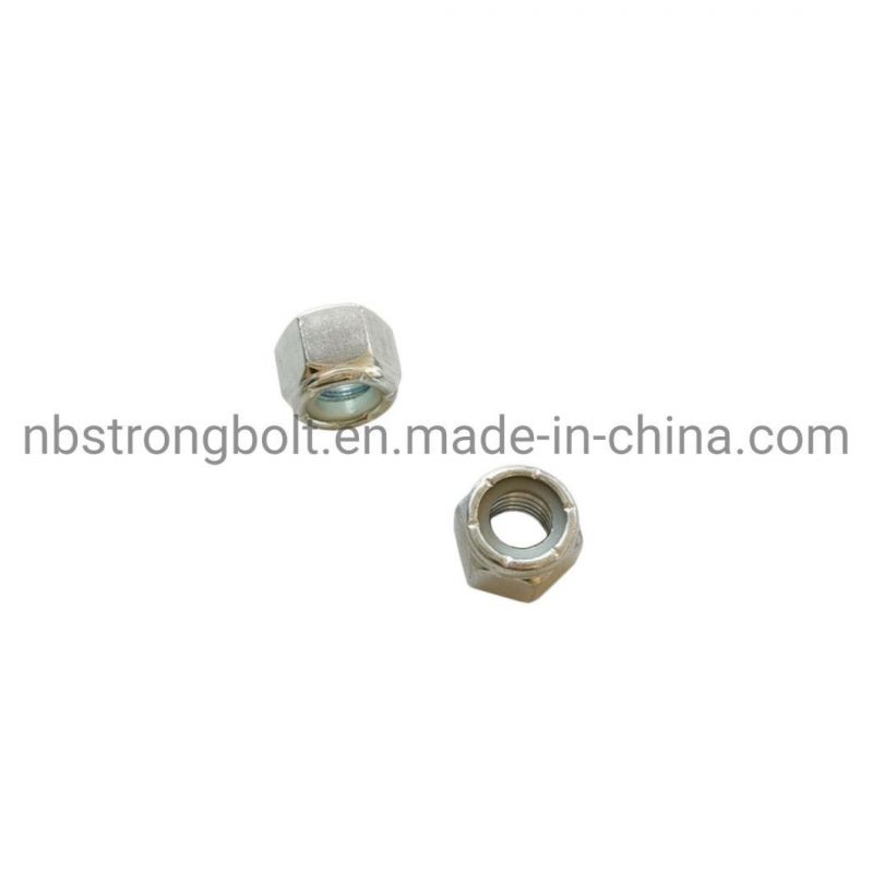 Nylon High Self-Locking Nut1/2 Unc-13ifi 100/107 White Zinc Cr3+