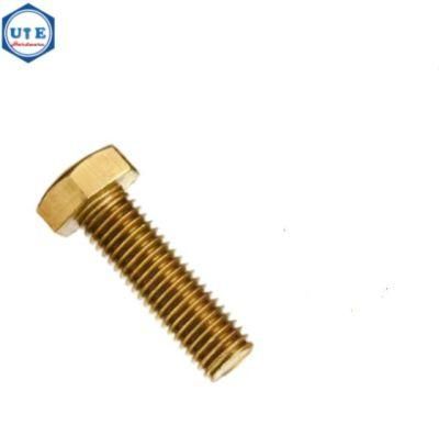 Factory Directly Supply Hex Head Hexagonal Screws Brass Hexagon Bolts