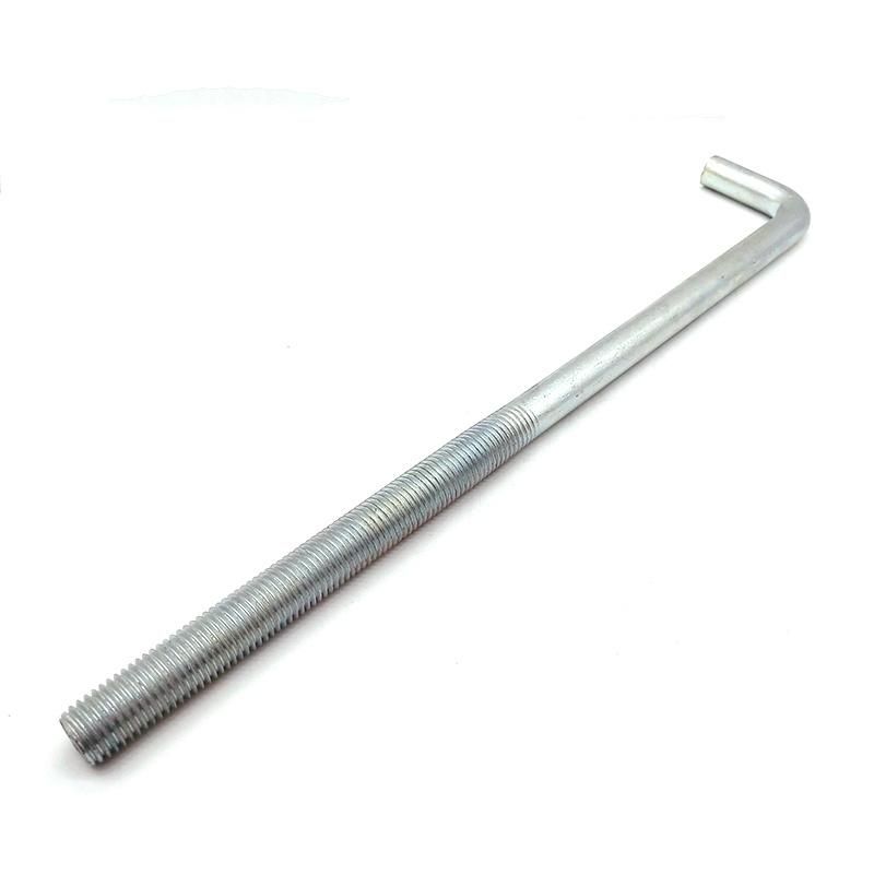 Carbon Steel 4.8grade/8.8grade Zinc Plated/ Galvanized Bend Bolt/ Foundation Bolt J Bolt L Bolt U Bolt