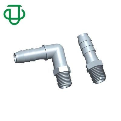 Wholesale Straight/Elbow M5 M6 M8 M10 M12 Male Thread to Hose Tail End Barb Connector Plastic Threaded Pipe Fittings