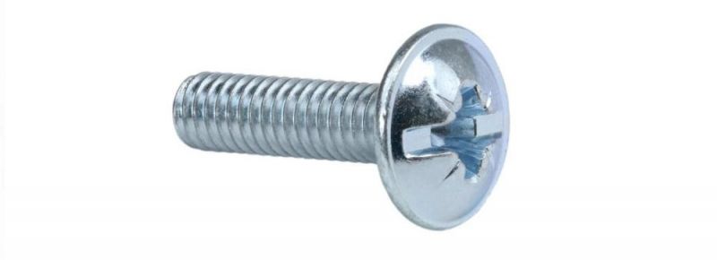 Truss Head Combination Cross Slot M4 Threaded 5/8" Machine Screw