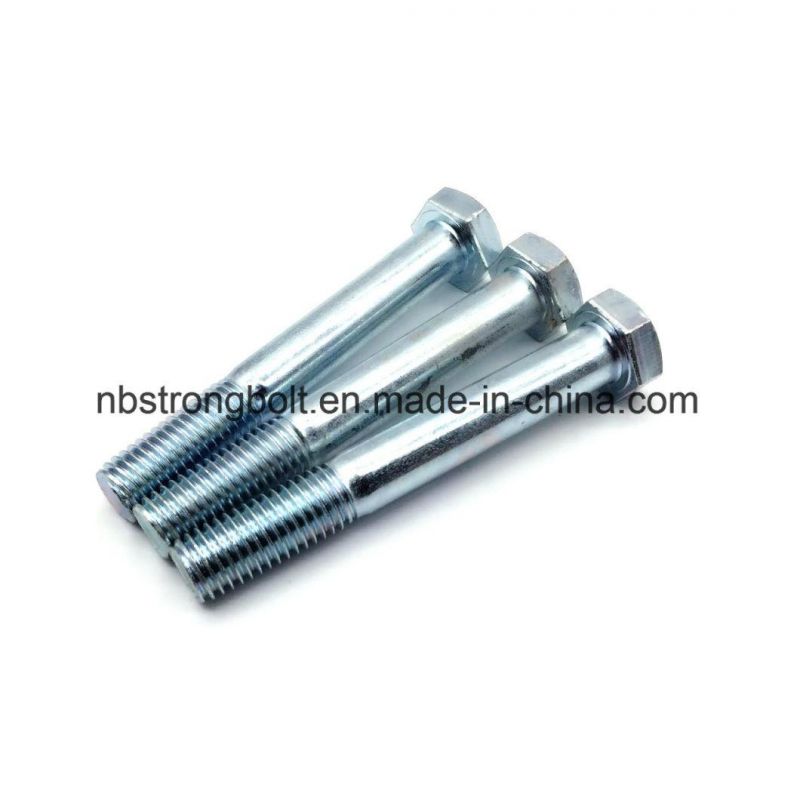 10% off DIN931 -8.8 Hex Bolt with Zinc