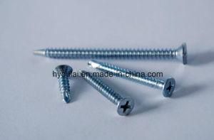 Self Drilling Screw Flat Head Screw Zine Plated Buliding Material