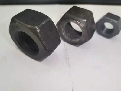 Black - Carbon Steel-4h-M30 -Nuts-DIN934-Factory Price
