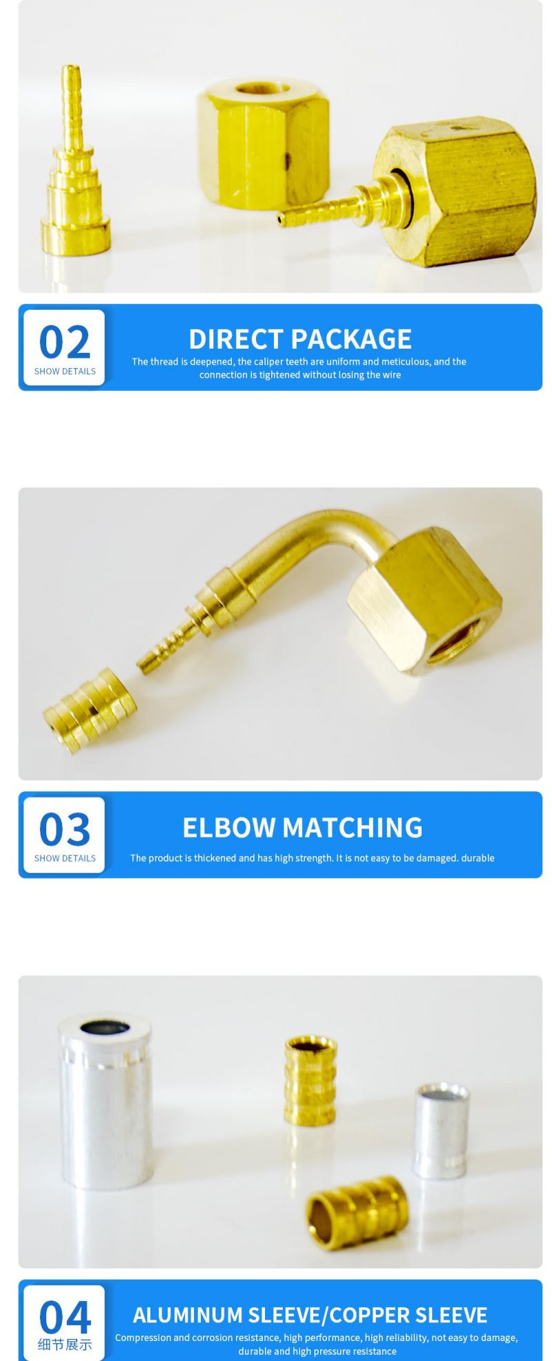 Refrigeration Unit Connecting Pipe Copper Valve
