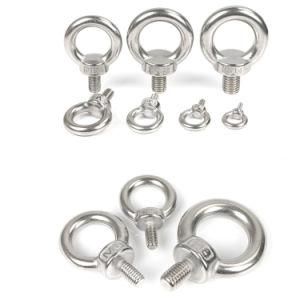 Hot Sell Material SS316 SS304 Lifting DIN580 Stainless Steel Eye Bolt