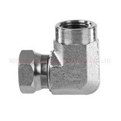 Ss-1502 Nptf Female X Npsm Swivel Female 90 Degree Elbow Pipe Fitting Stainless Steel Coupling