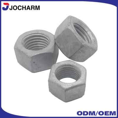 ASTM A194 Gr 2h Carbon Steel Galvanized Zinc Heavy Hex Nuts