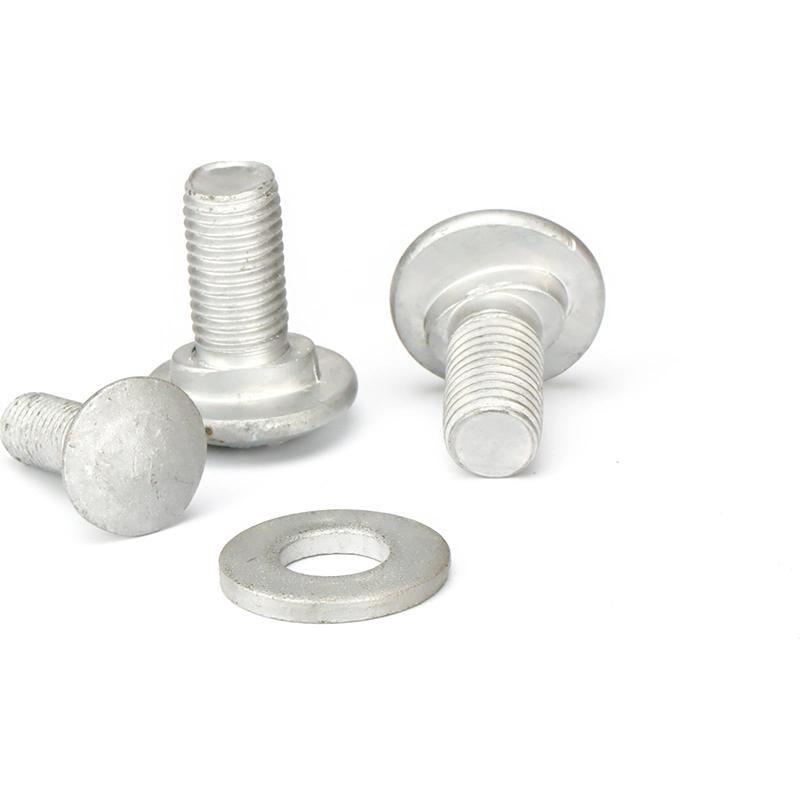 Guard Rail Bolt Hot DIP Galvanised H. D. G. Round Head Bolts