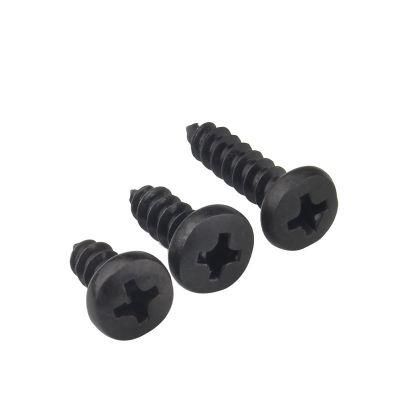 Black Cross Round Head Self Drilling Screws DIN571